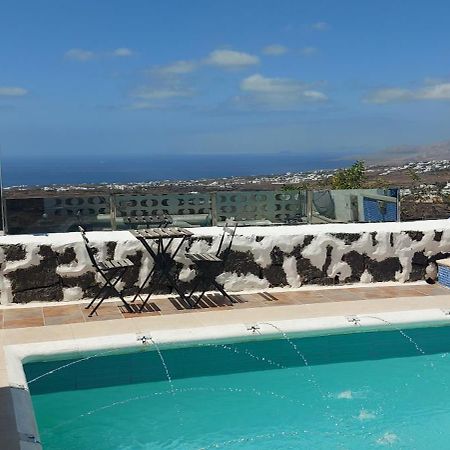 Aloelux Villa !! - Private Villa With Pool , Jacuzzi, Cinema, Massage ,Wonderful View, Art Desing Villa Tías Εξωτερικό φωτογραφία