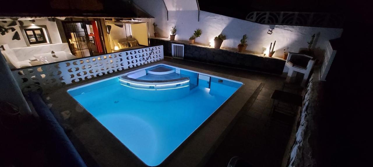 Aloelux Villa !! - Private Villa With Pool , Jacuzzi, Cinema, Massage ,Wonderful View, Art Desing Villa Tías Εξωτερικό φωτογραφία