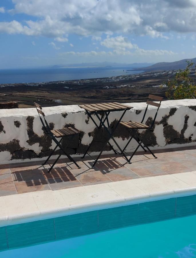 Aloelux Villa !! - Private Villa With Pool , Jacuzzi, Cinema, Massage ,Wonderful View, Art Desing Villa Tías Εξωτερικό φωτογραφία