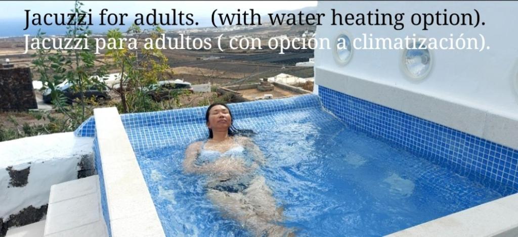 Aloelux Villa !! - Private Villa With Pool , Jacuzzi, Cinema, Massage ,Wonderful View, Art Desing Villa Tías Εξωτερικό φωτογραφία