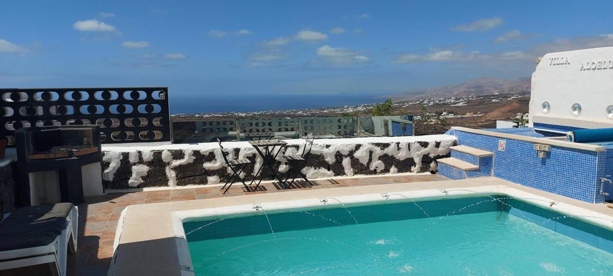 Aloelux Villa !! - Private Villa With Pool , Jacuzzi, Cinema, Massage ,Wonderful View, Art Desing Villa Tías Εξωτερικό φωτογραφία